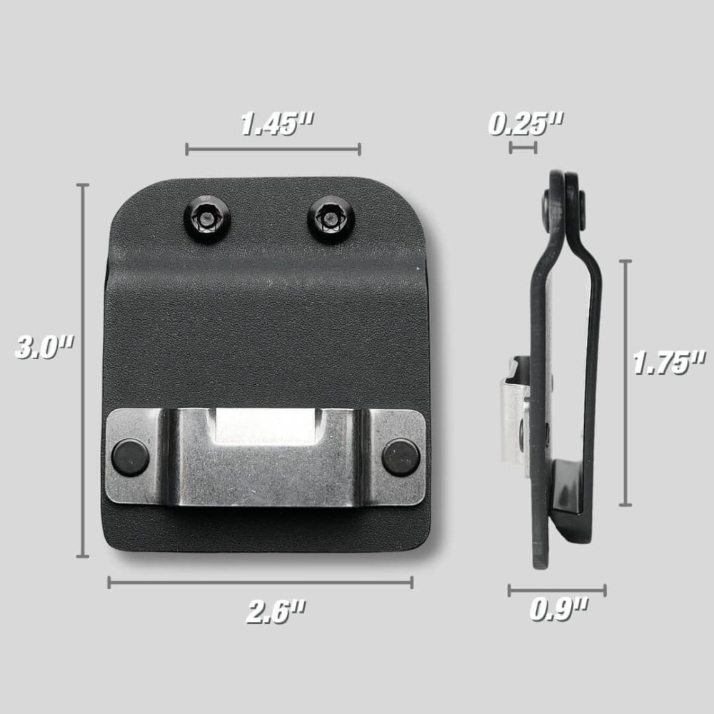 Holstery TapeMaster V2 - Clip-On Tactical Tape Measure Holder - HLSTR-TAPE-V2
