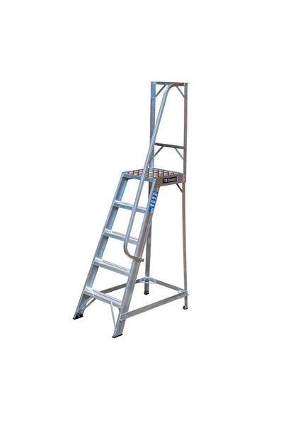 TB Davies 1271 - 005 5 Tread Heavy - Duty Single Sided Machine Step - 1271-005 - TB Davies - Trade Counter Direct