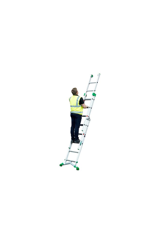 TB Davies 1300 - 051 2.0m Heavy - Duty Aluminium Combination Ladder - 1300-051 - TB Davies - Trade Counter Direct