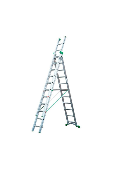 TB Davies 1300 - 056 3.5m Heavy - Duty Aluminium Combination Ladder - 1300-056 - TB Davies - Trade Counter Direct