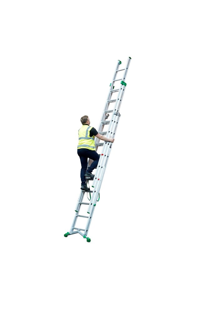 TB Davies 1300 - 056 3.5m Heavy - Duty Aluminium Combination Ladder - 1300-056 - TB Davies - Trade Counter Direct