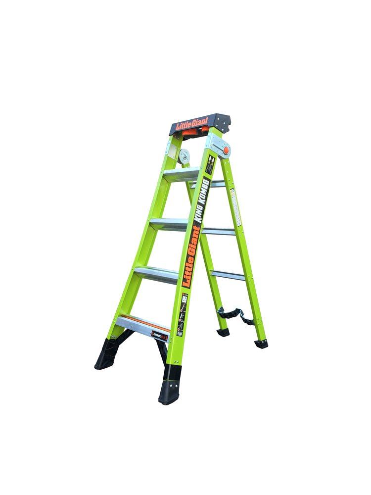 TB Davies 1303 - 205 5 Tread Little Giant King Kombo Industrial Step And Ladder - 1303-205 - Little Giant - Trade Counter Direct