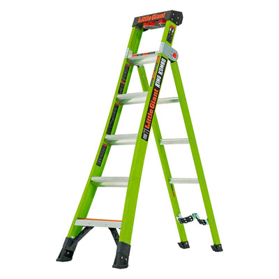 TB Davies 1303 - 206 6 Tread Little Giant King Kombo Industrial Step And Ladder - 1303-206 - Little Giant - Trade Counter Direct