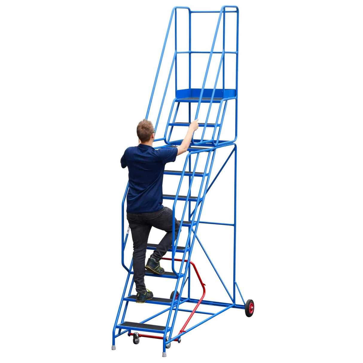 TB Davies 2018 - 010 10 Tread Mobile Safety Step - Anti - slip Tread - 2018-010 - TB Davies - Trade Counter Direct