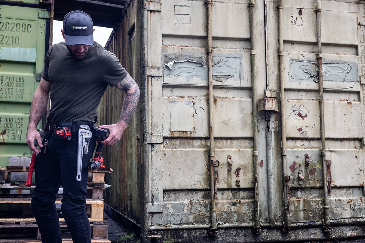 TCD Khaki Belt - Heavy Duty Work and Tactical Belt with Quick Release Buckle - TCDBELT2