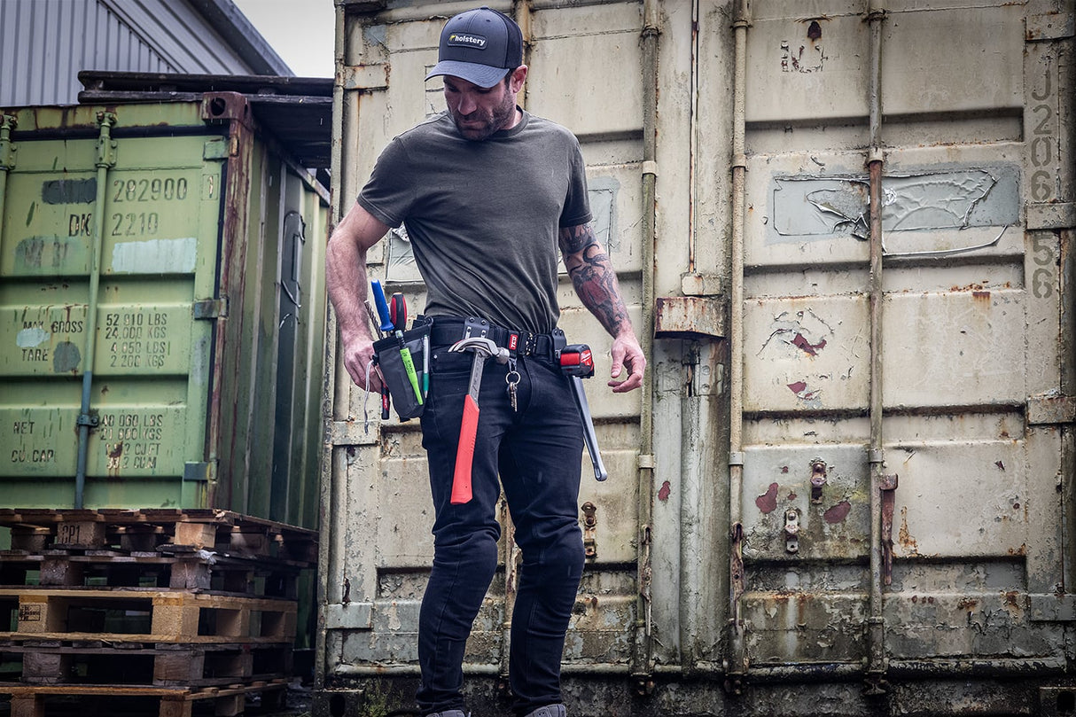 TCD Khaki Belt - Heavy Duty Work and Tactical Belt with Quick Release Buckle - TCDBELT2