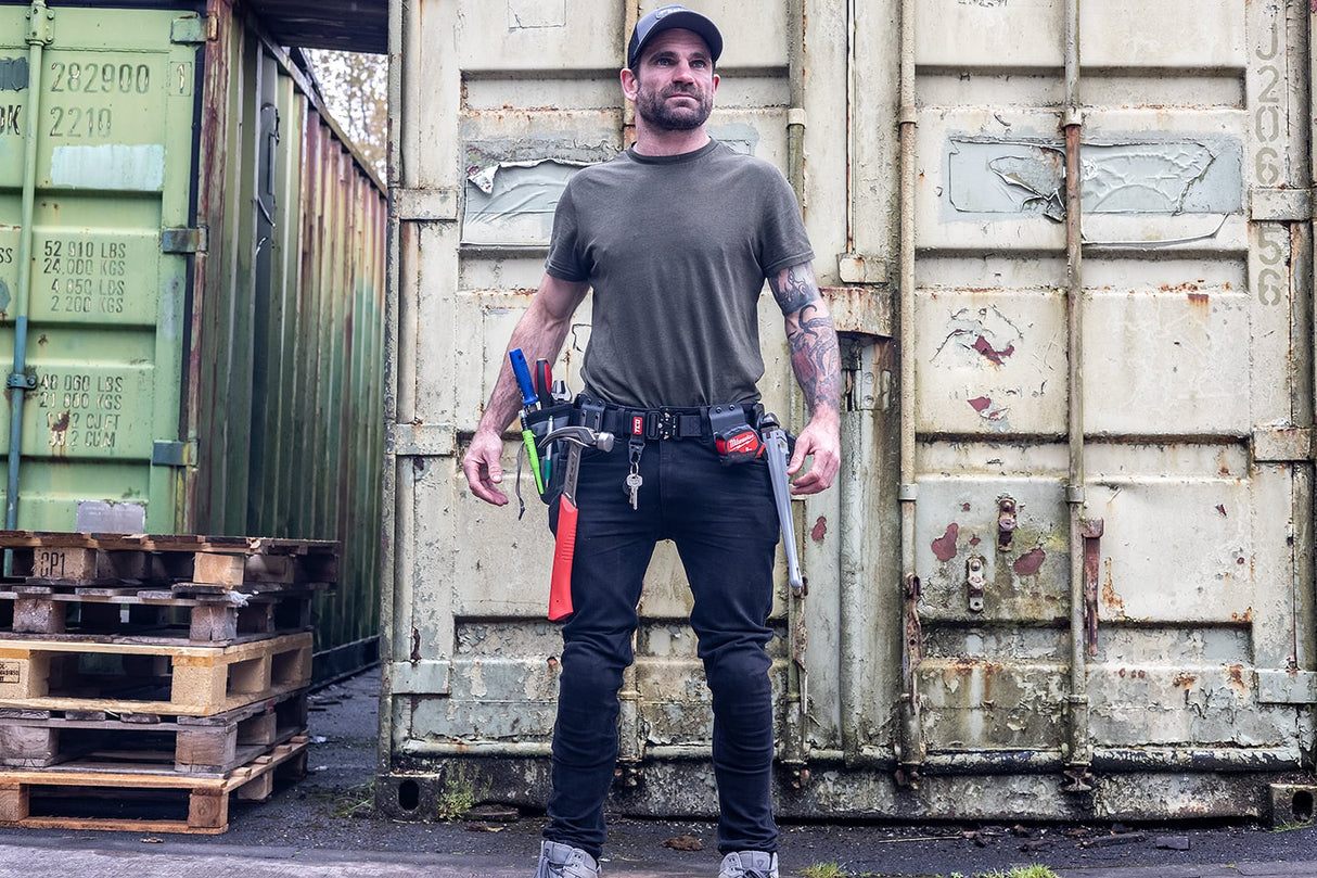 TCD Nylon Web Belt - Heavy Duty Work and Tactical Belt with Quick Release Buckle - TCDBELT1