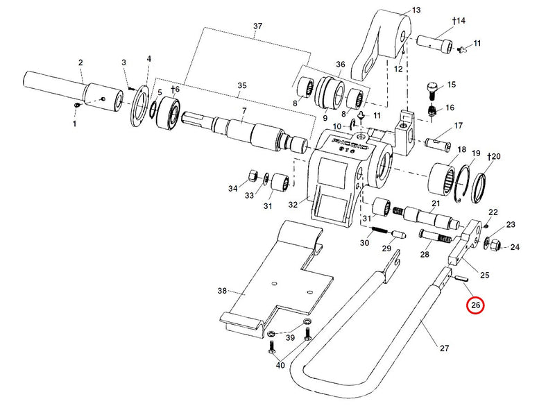 RIDGID 87940 – Roll Pin - 87940 - Ridgid Tools - Trade Counter Direct