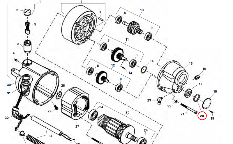 RIDGID 96875 – “O” Ring For 300 / 1233 Motor - 96875 - Ridgid Tools - Trade Counter Direct