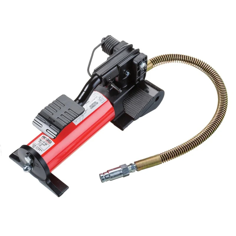 RIDGID 59512 – Hydraulic Footpump and Hose For 258 / 258XL - 59512 - Ridgid Tools - Trade Counter Direct