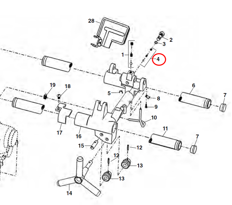 RIDGID 35307 – Oil Pressure Relife Set for 1233 Machine - 35307 - Ridgid Tools - Trade Counter Direct