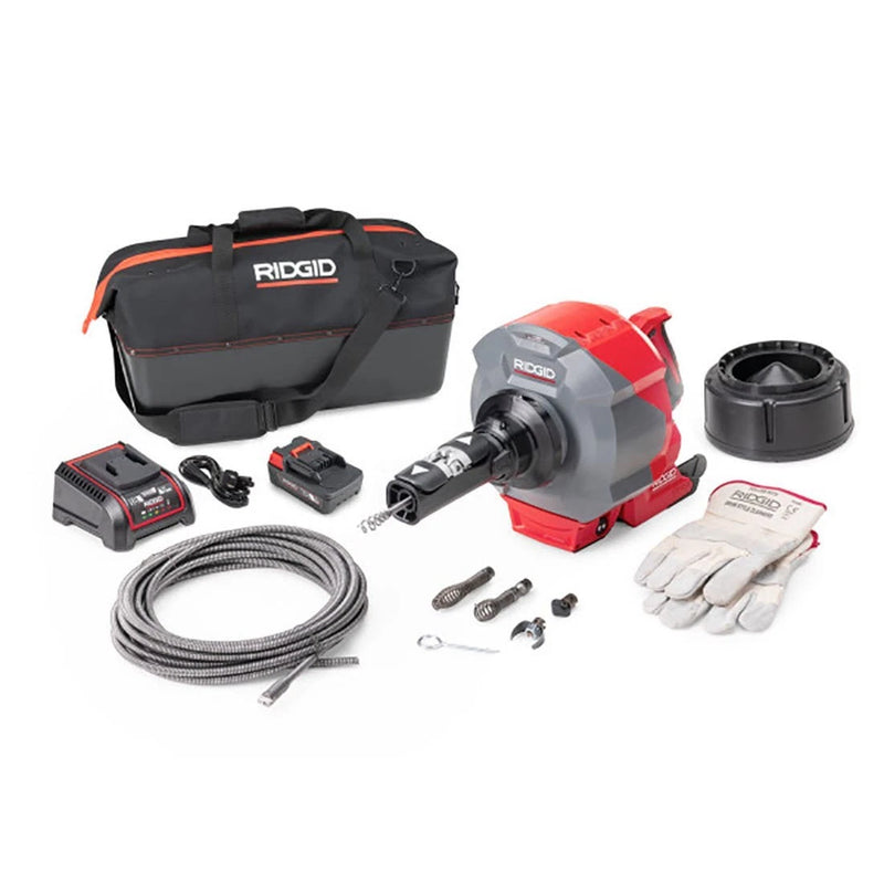 RIDGID K-46 DELUXE KIT SinkSnake Deluxe Kit, T-250, Case, Charger - 78068 - Ridgid Tools - Trade Counter Direct