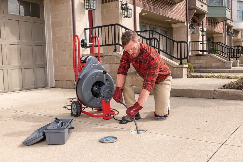 RIDGID – K-750 Drum Drain Clearing Machine 220V - 44152 - Ridgid Tools - Trade Counter Direct