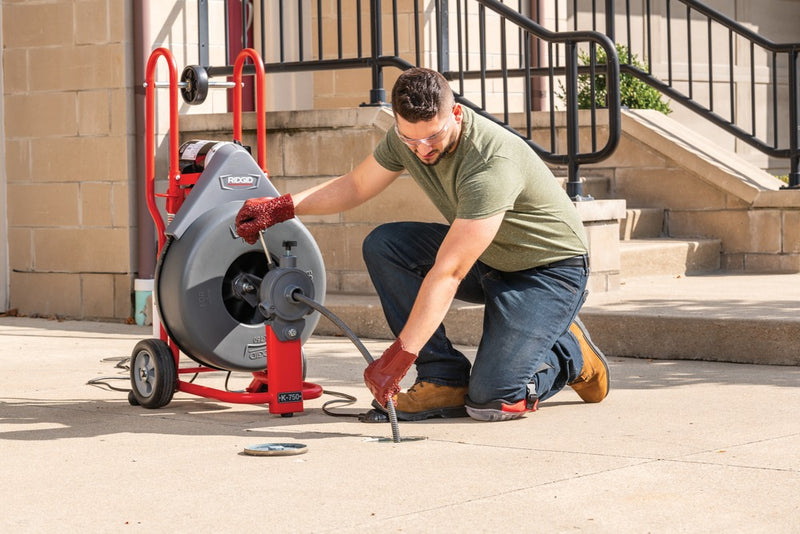 RIDGID – K-750 Drum Drain Clearing Machine 220V - 44152 - Ridgid Tools - Trade Counter Direct