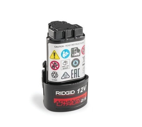 RIDGID Battery For CA-350/RP115 12v 2.5AH LI-ION - 55183 - Ridgid Tools - Trade Counter Direct