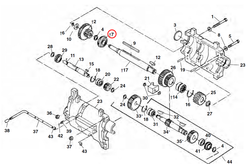 RIDGID 26417 – Gearbox Rear Output Bearing - 26417 - Ridgid Tools - Trade Counter Direct