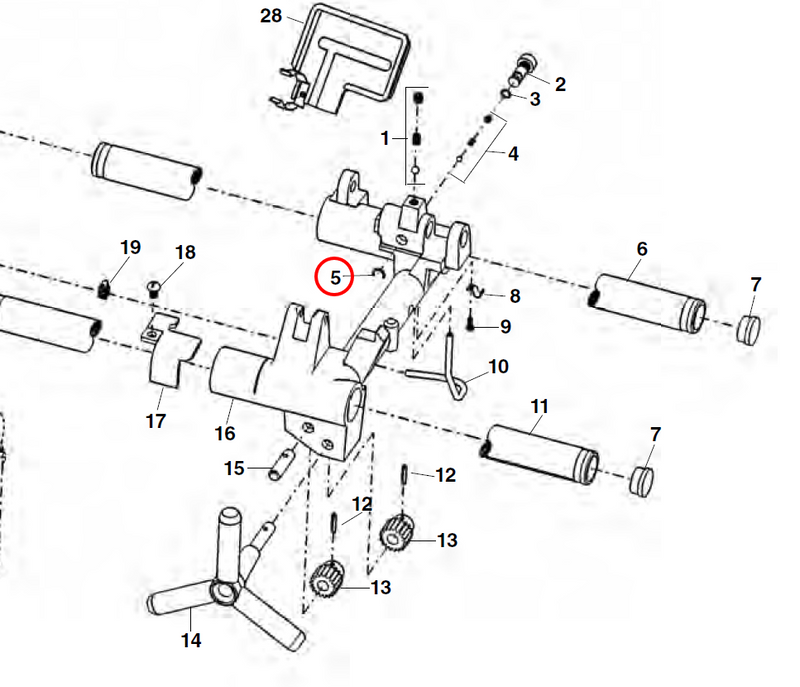 RIDGID 54107 – Oil Flow Knob Retaining Ring - 54107 - Ridgid Tools - Trade Counter Direct