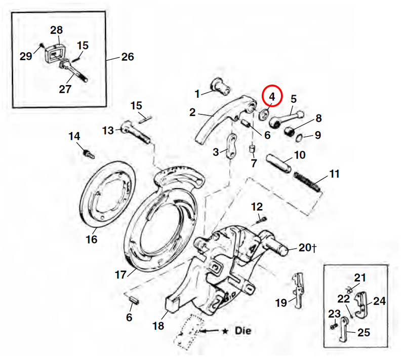 RIDGID 44245 – Die Head Lever Arm Thrust Washer - 44245 - Ridgid Tools - Trade Counter Direct
