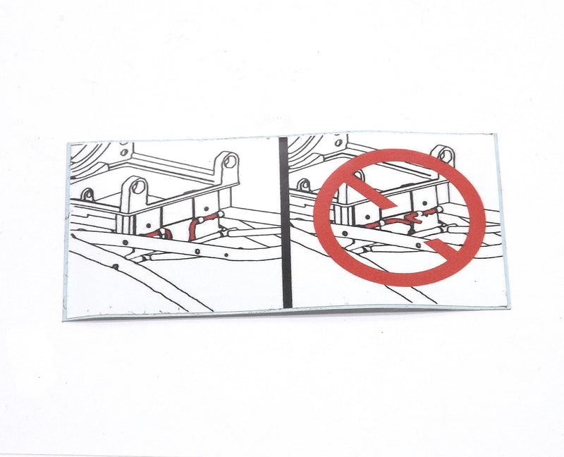 RIDGID 43916 – Folding Stand Warning Decal - 43916 - Ridgid Tools - Trade Counter Direct
