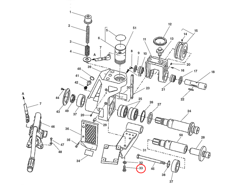 RIDGID 45500 – Mount Base Hex Screw - 45500R - Ridgid Tools - Trade Counter Direct
