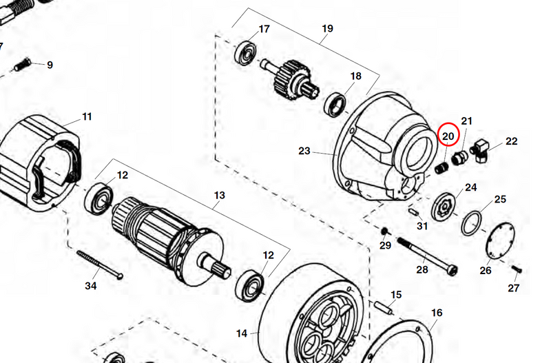 RIDGID 52507 – Motor Nipple - 52507 - Ridgid Tools - Trade Counter Direct