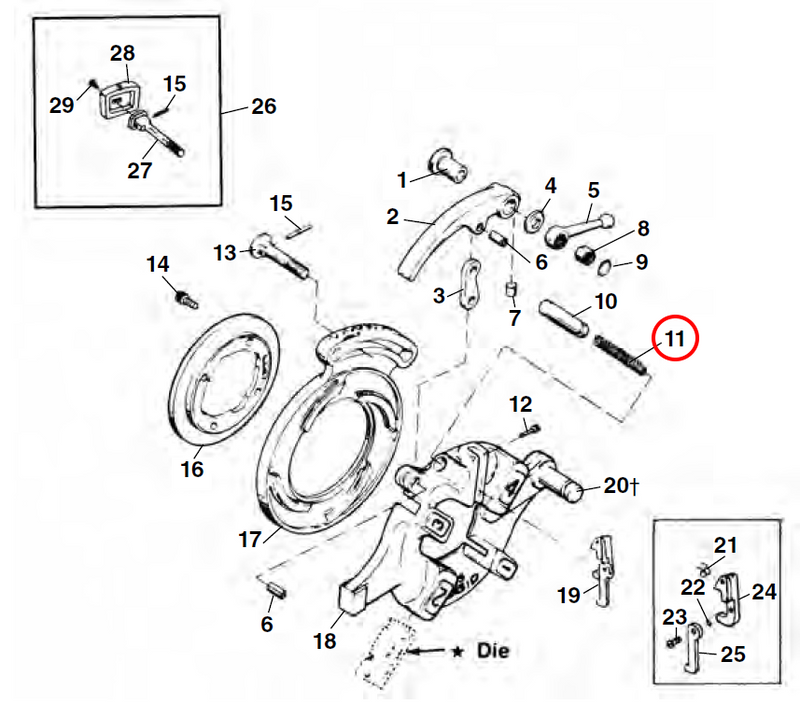 RIDGID 11565 – Die Head Compression Spring - 11565 - Ridgid Tools - Trade Counter Direct