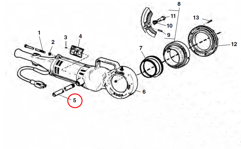 RIDGID 46615 – Side Torque Arm - 46615 - Ridgid Tools - Trade Counter Direct
