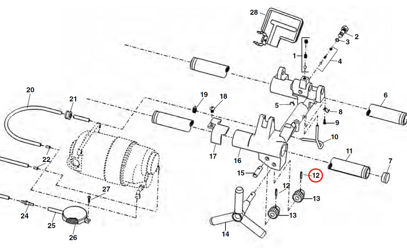 RIDGID 34342 – Carriage Spilt Pin (Pack of 6) - 34342R - Ridgid Tools - Trade Counter Direct