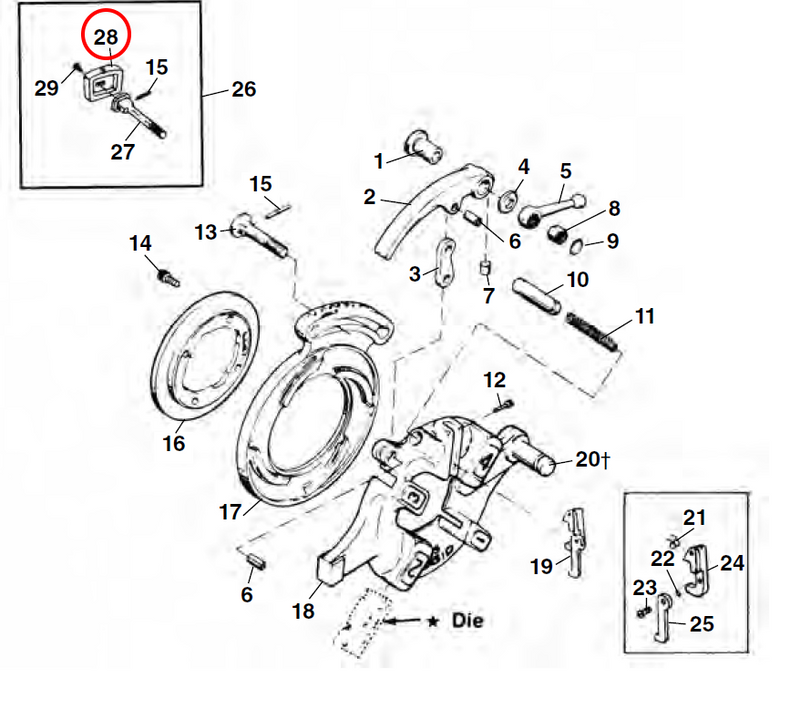 RIDGID 46717 – Die Head Adjustable Gauge Plate - 46717 - Ridgid Tools - Trade Counter Direct