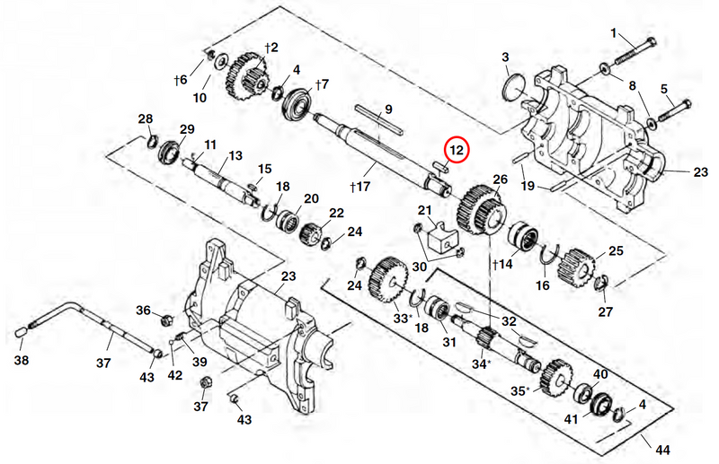 RIDGID 26457 – Output Pinnion Key - 26457 - Ridgid Tools - Trade Counter Direct