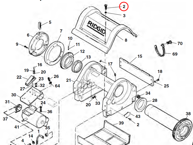 RIDGID 12-24 x 3/4in Pan Self-Tapping Screw (Pack of 5)