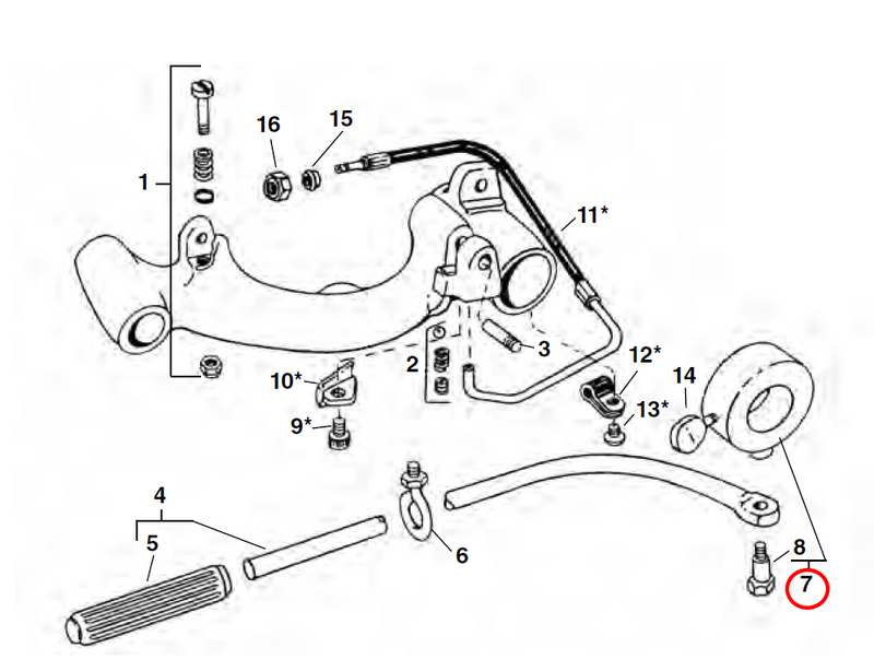 RIDGID 46215 – Carriage Lever / Support Arm Collar Assembly - 46215 - Ridgid Tools - Trade Counter Direct