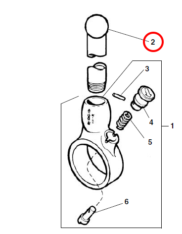 RIDGID 38585 – E1285 PIPE RATCHET HANDLE (12-R/11-R/R200) - 38585 - Ridgid Tools - Trade Counter Direct