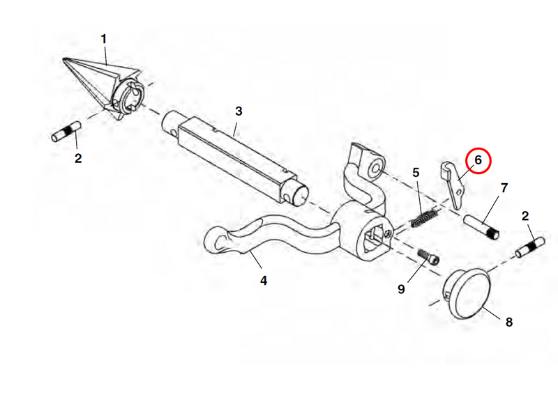 RIDGID 46665 – Reamer Locking Latch - 46665 - Ridgid Tools - Trade Counter Direct
