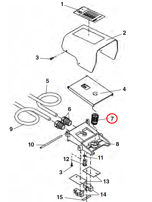 RIDGID 36702 – Footswitch Spring - 36702 - Ridgid Tools - Trade Counter Direct