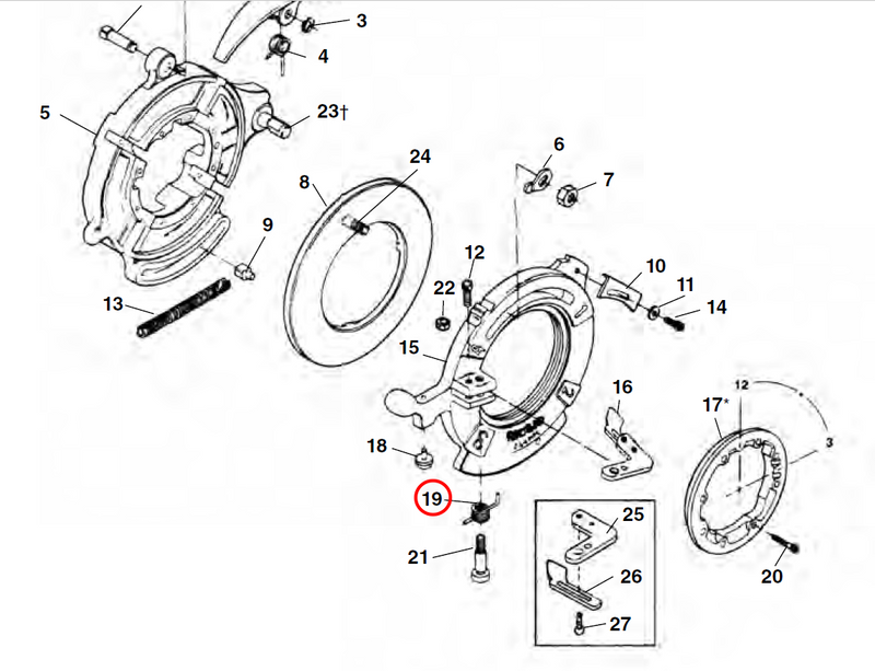 RIDGID 26622 – Die Head Torsion Spring - 26622 - Ridgid Tools - Trade Counter Direct