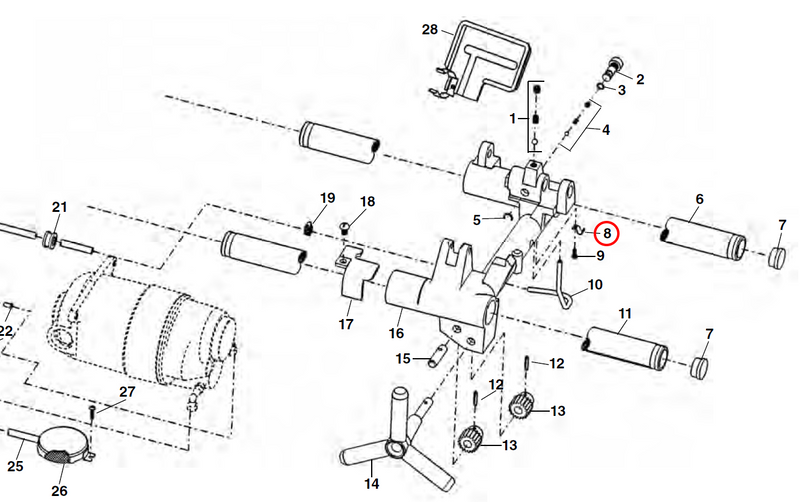 RIDGID 35062 – Carriage Oil Line Clamp - 35062 - Ridgid Tools - Trade Counter Direct