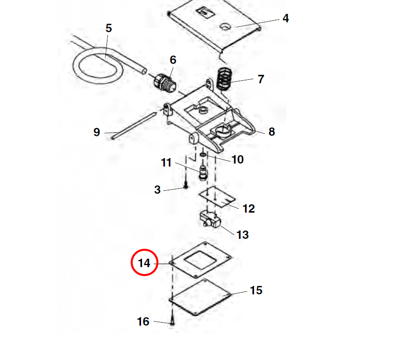 RIDGID 54372 – Footswitch Seal - 54372 - Ridgid Tools - Trade Counter Direct