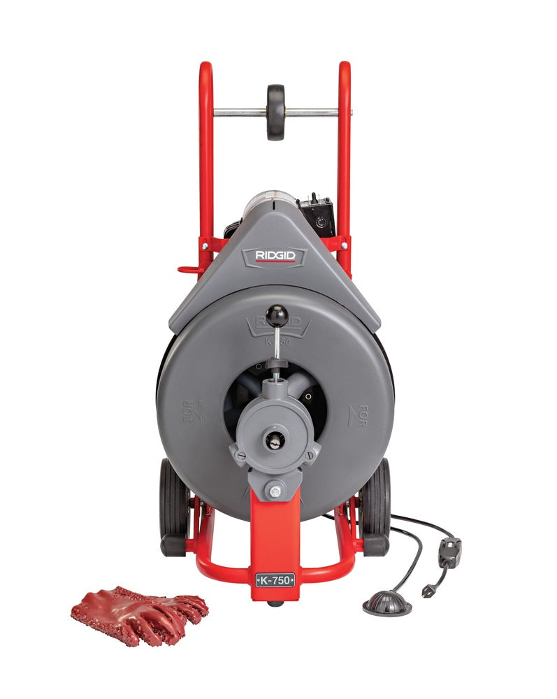 RIDGID – K-750 Drum Drain Clearing Machine 220V - 44152 - Ridgid Tools - Trade Counter Direct