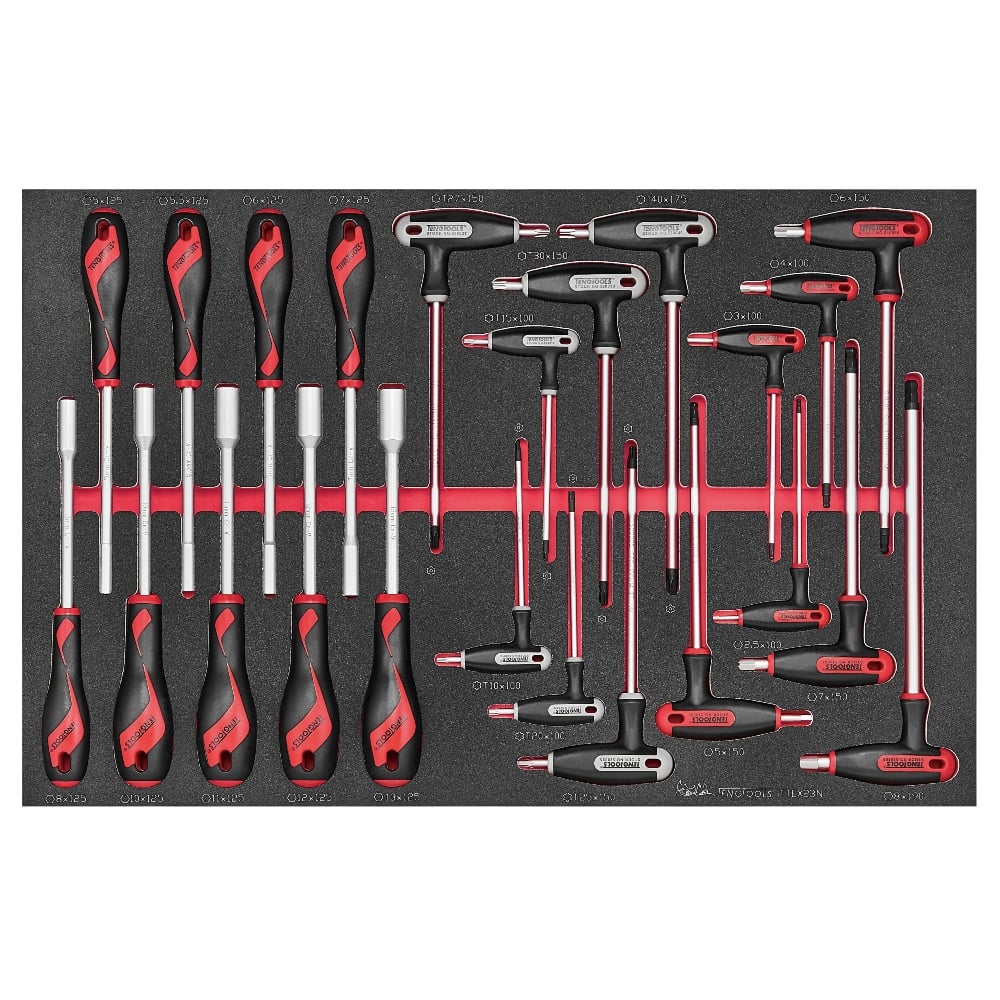 TengTools TCMME741 Ltd Edition 26" Foam Series Stack Tool Kit - 741 Piece