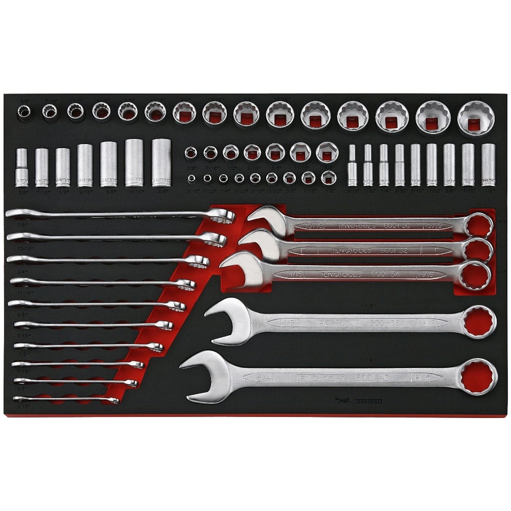 TengTools TCMME741 Ltd Edition 26" Foam Series Stack Tool Kit - 741 Piece