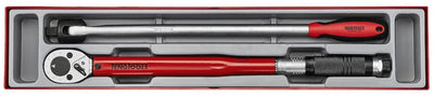 Teng 1/2" Torque Wrench & Breaker Bar Set TTX4 - TTX2493 - TENGTTX2493 - Teng Tools - Trade Counter Direct