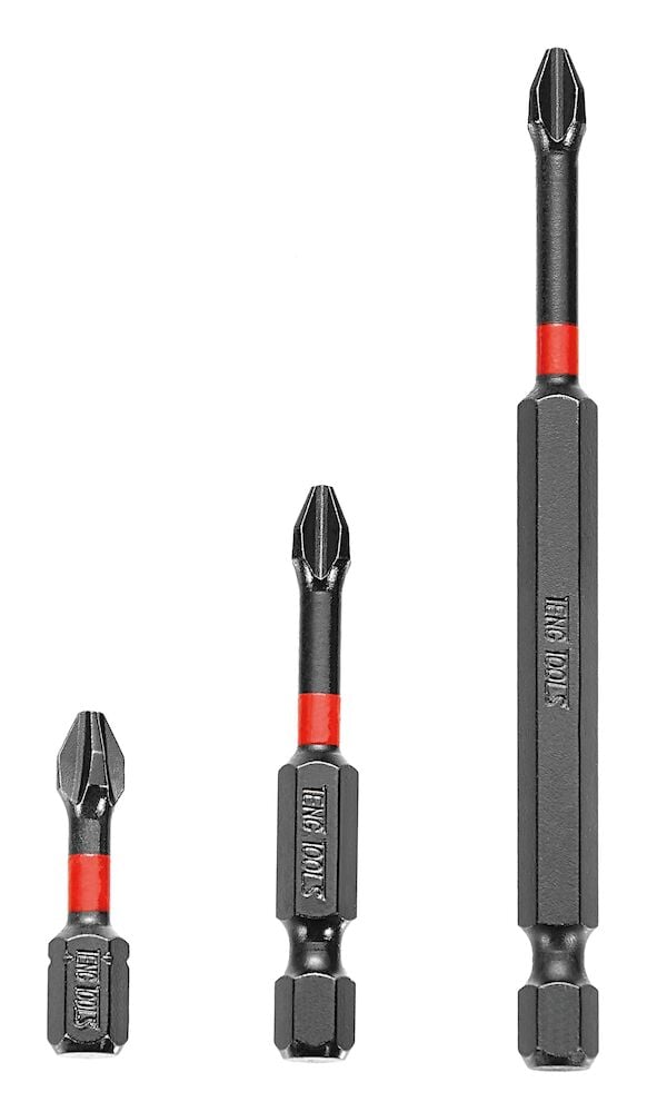 Teng 1/4" PH Impact Bits 89mm PH2 ×1 - PHP8900201 - TENGPHP8900201 - Teng Tools - Trade Counter Direct