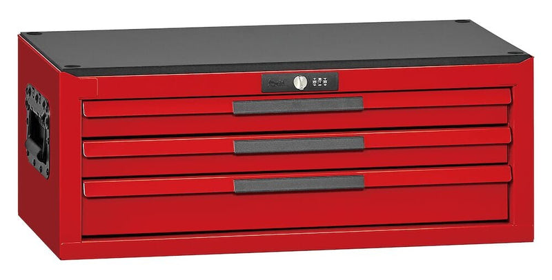 Teng 26" PRO35™ tool chest 3 drawers red - TSM26R3 - TENGTSM26R3 - Teng Tools - Trade Counter Direct