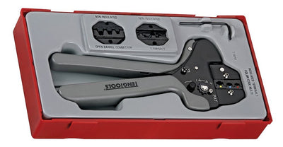 Teng Crimping Plier Set TT1 4 Pieces - TTCP04 - TENGTTCP04 - Teng Tools - Trade Counter Direct