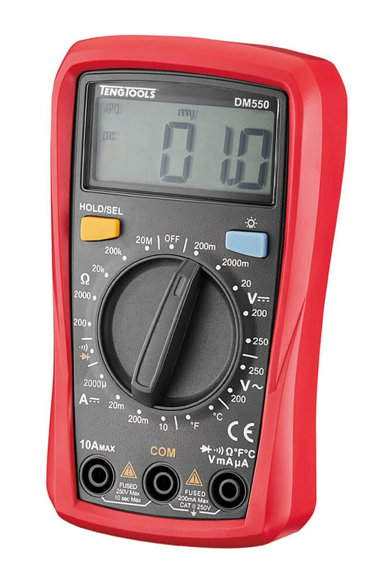 Teng DM550 Digital Multimeter - TENGDM550 - Teng Tools - Trade Counter Direct