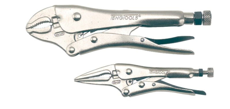 Teng Power Grip Plier Set 155/250mm - 402 - TENG402 - Teng Tools - Trade Counter Direct