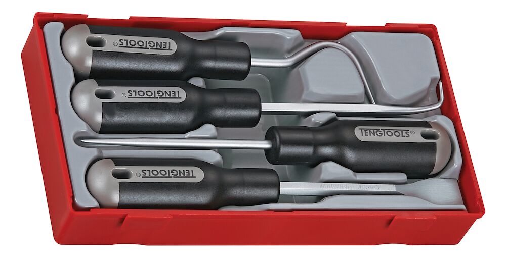 Teng Scraper Set TT1 4 Pieces - TTSR04 - TENGTTSR04 - Teng Tools - Trade Counter Direct