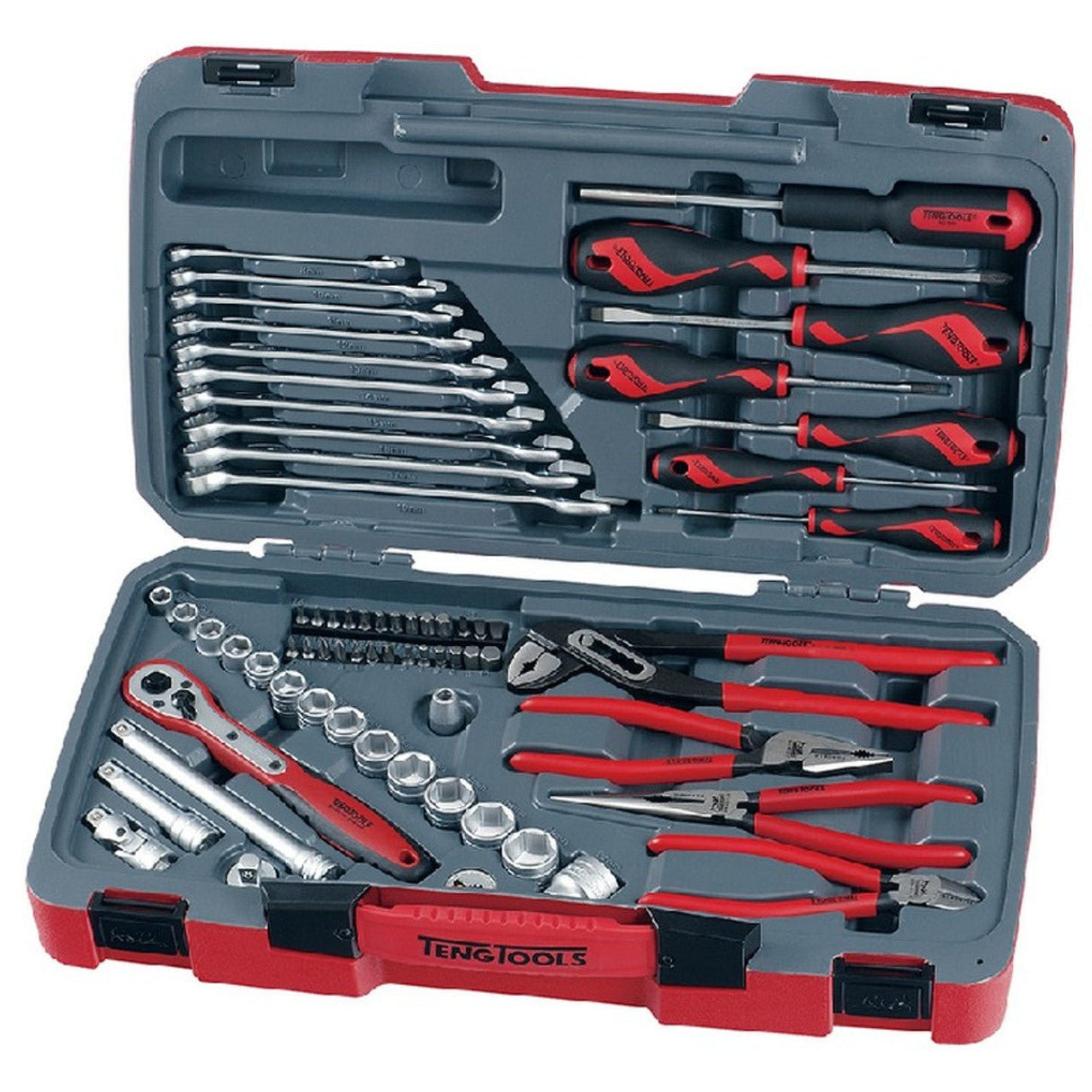 Teng T3867 67 Piece Socket Tool Set 3/8 inch Drive - TENGT3867 - Teng Tools - Trade Counter Direct