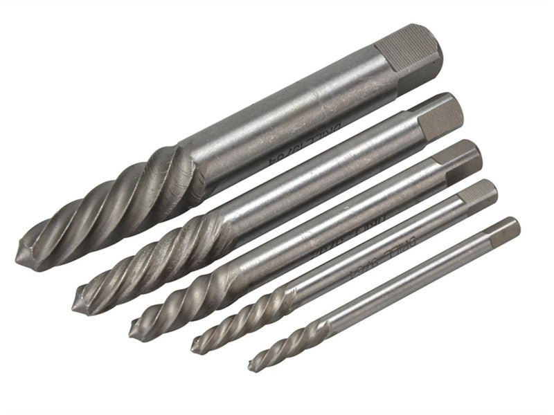 Teng Tools SE05 5 Piece Screw Extractor Set - TENGSE05 - Teng Tools - Trade Counter Direct